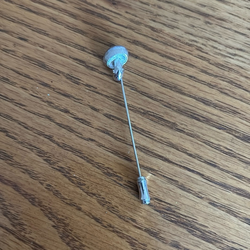 Silver Brooch with Intricate Design